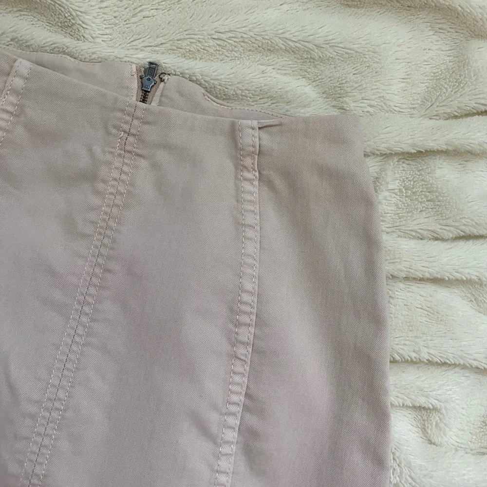 Free People zip-up mini skirt